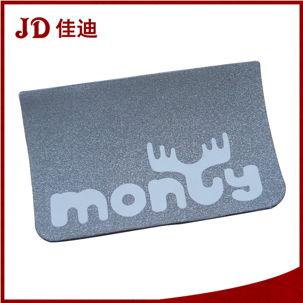 反光章 丝印双面logo 双面亮银反光弹力布 反光侧标 厂家定制