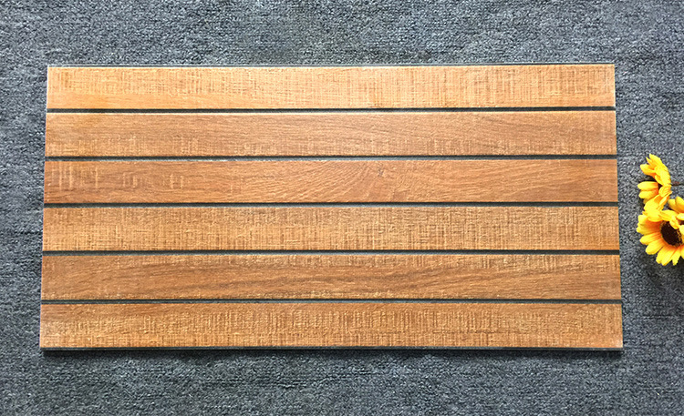 木纹砖300x600仿实木乡村庭院阳台外墙砖仿古砖别墅室外围墙瓷砖
