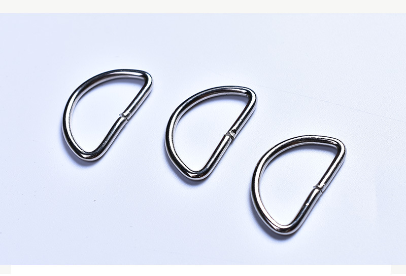 厂家定做大型d扣d型环 金属d字扣 方扣 三档拉芯扣 半圆环 铁环扣