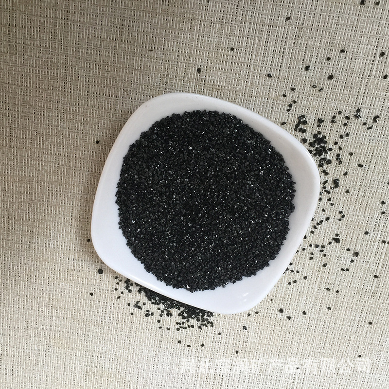 用于喷砂除锈 制造砂轮 塑料 皮革 水处理 玻璃器皿等 金刚砂颜色黑色