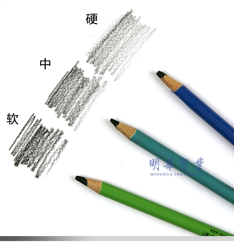 尼奥尼炭笔 nyoni美术笔素描速写笔碳笔软中硬绘画美术生专业铅笔