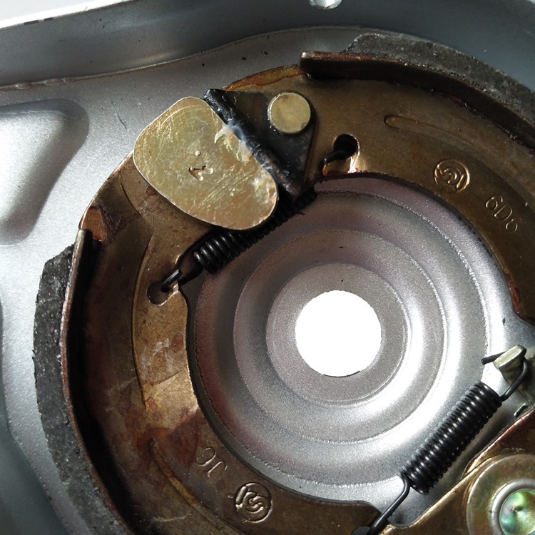 唐泽车闸电动车后刹车带锁涨刹 90锁闸新日雅迪绿源立马配件