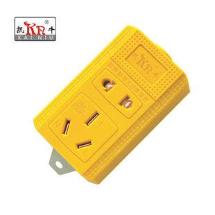 凯牛无线大功率工业插座工程五孔插座插线板防爆抗摔排插插板1101
