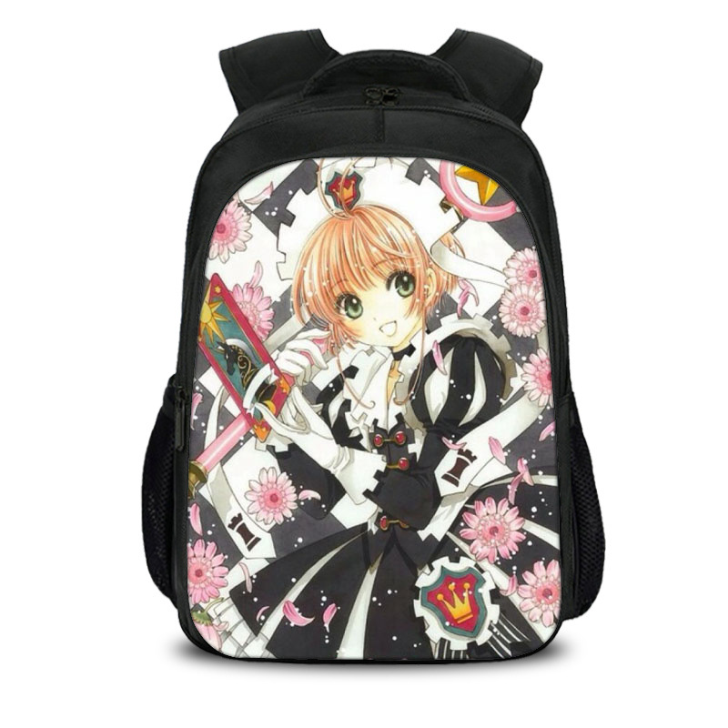 百变小樱学生书包日本动漫卡通双肩电脑背包厂家直销外贸货源