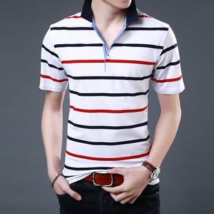 正品休闲翻领短袖t恤