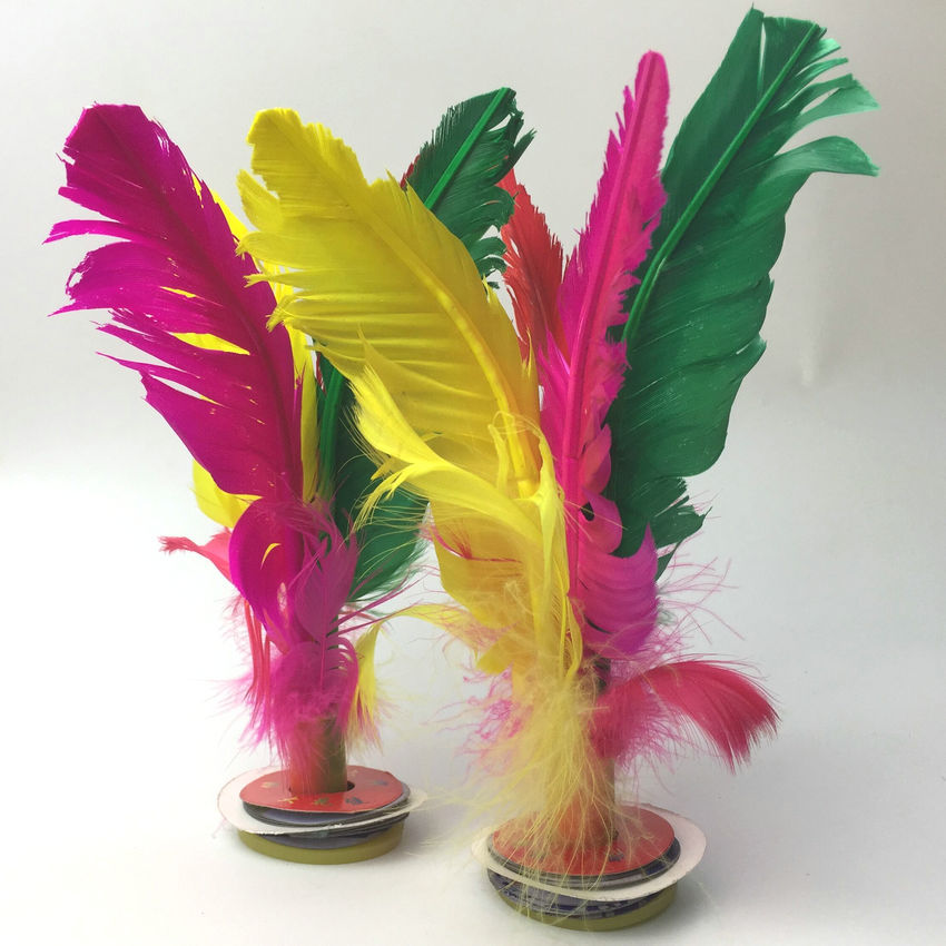 批发花式花毽比赛毽球大花毽子