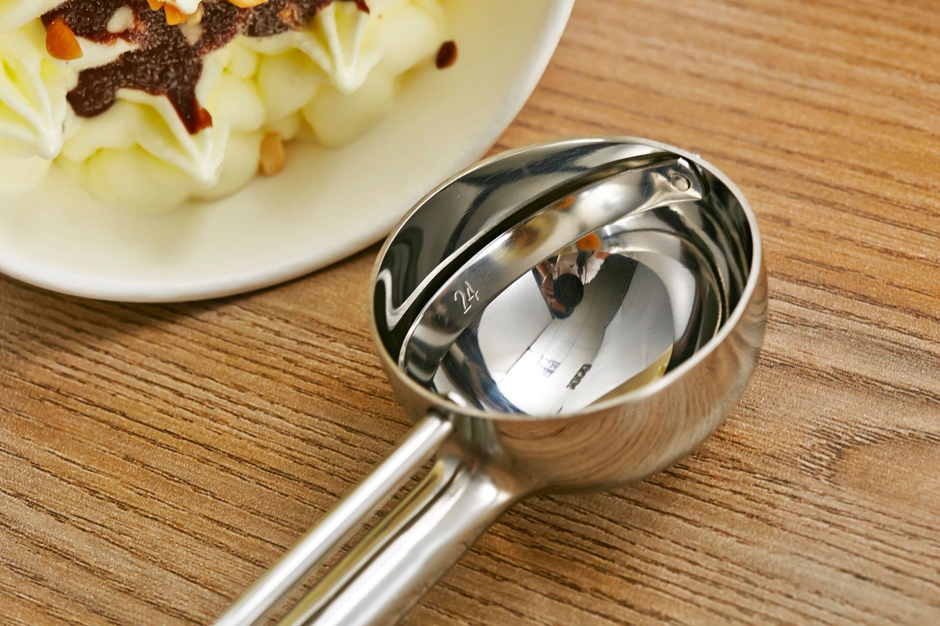 亚马逊雪糕勺冰淇淋挖球器水果挖球勺304不锈钢勺子冰激凌勺