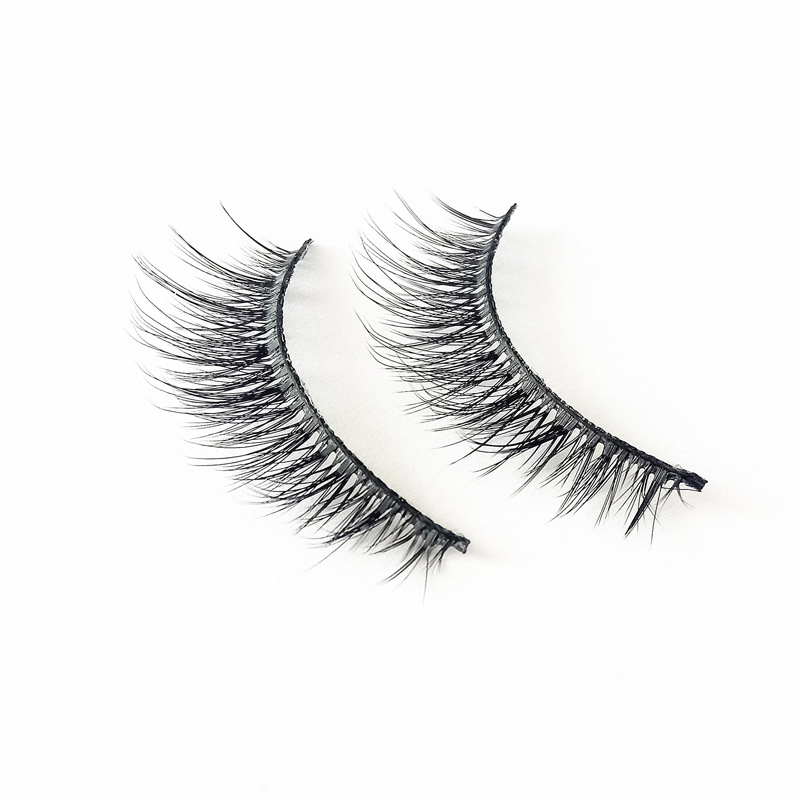 3dt12 Flat Natural Long False Eyelashes Five Pairs Sweet Soft Women's Team Simulation False Eyelashes Self-Adhesive Wholesale