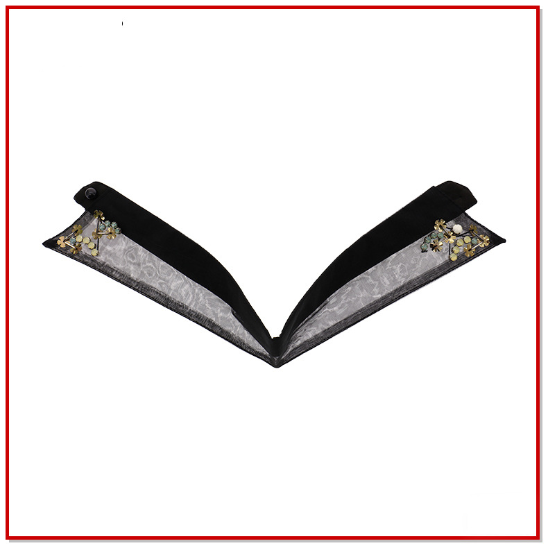 新款百搭衬衫衬衣假领领圈 可来图来样定制 厂家供应量大从优