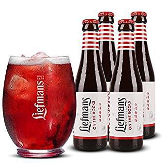 比利时乐蔓莓果啤酒 liefmans 乐曼水果啤酒 250ml*24瓶