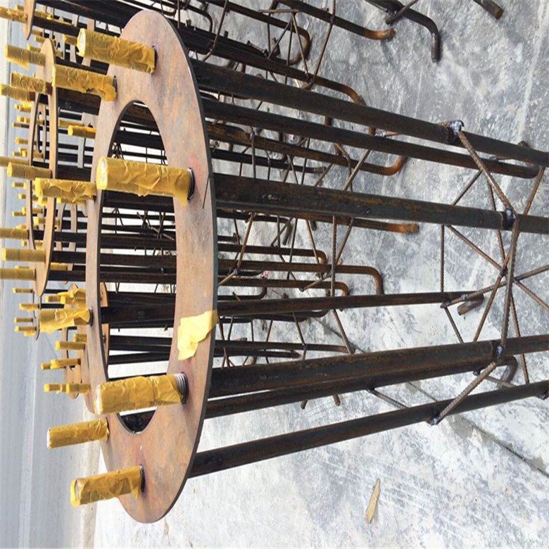 供应路灯预埋件 中高杆灯预埋件 折叠式基础笼 10米灯杆基础笼