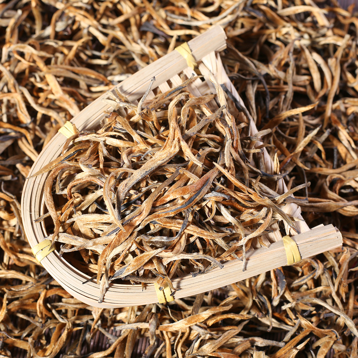 2023 滇红大金芽蜜香红茶 云南凤庆金丝滇红大芽 散装 红茶批发