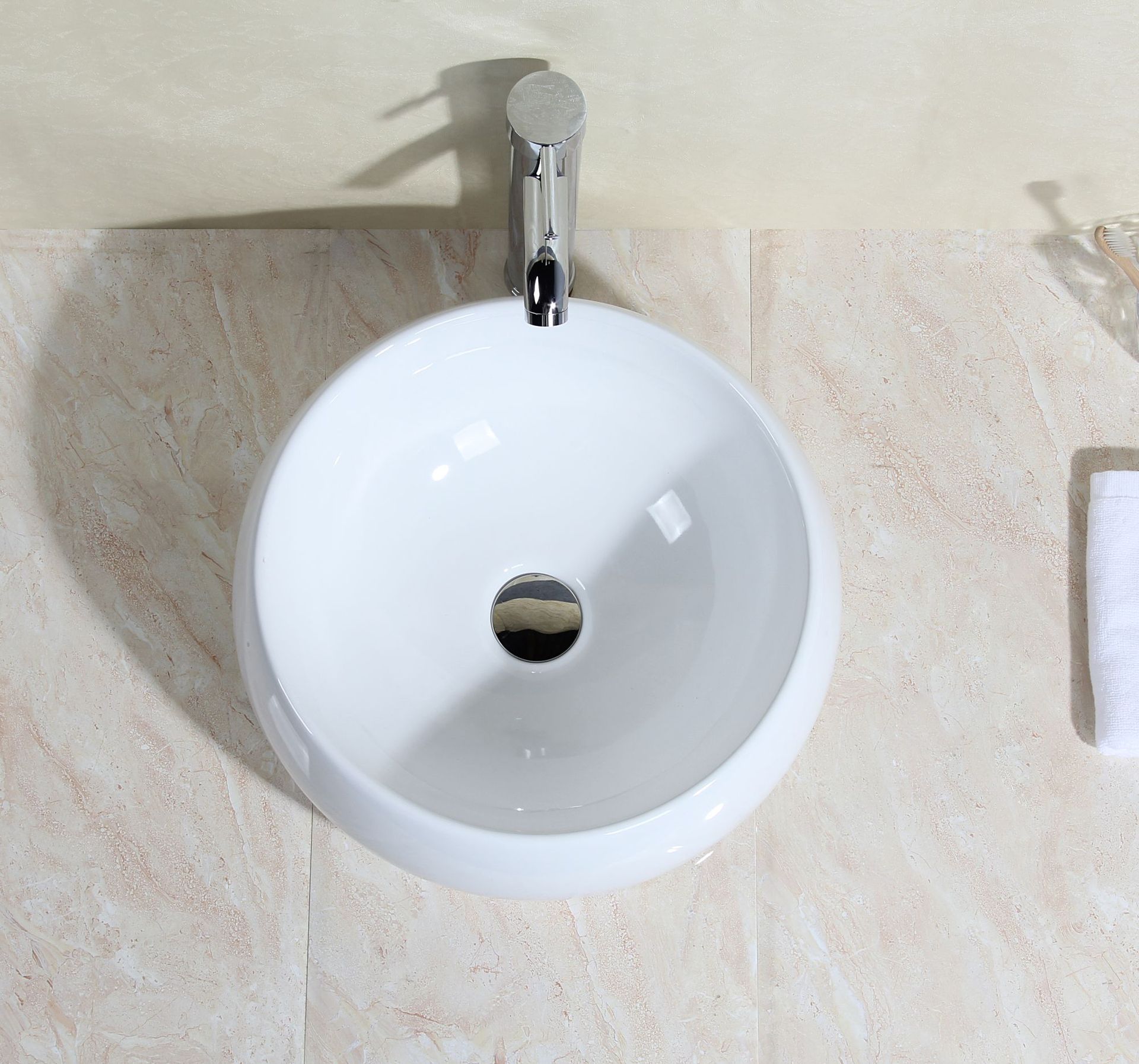 迷你面盆阳台圆形盆 超小号小户型洗手台上盆卫生间用品