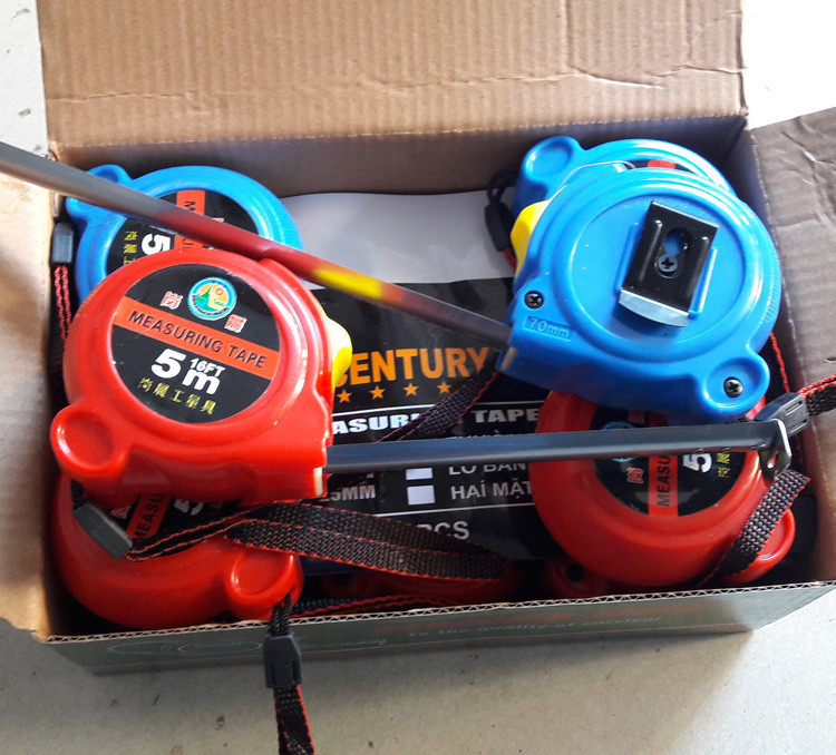 蓝红钢卷尺 合尺 5米19 7.5米25