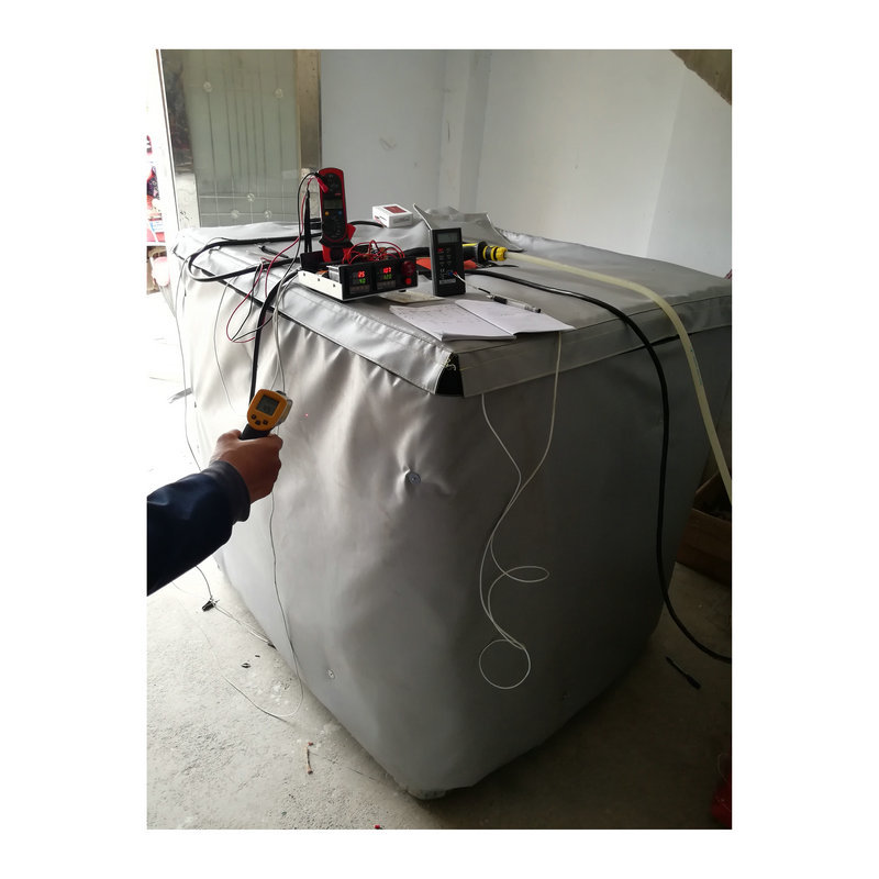 化工加热标准ibc吨桶可控温电加热套工业储罐加热套