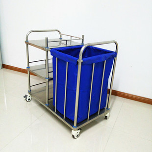 直销不锈钢污物车被服车医用不锈钢护理车晨间护理车