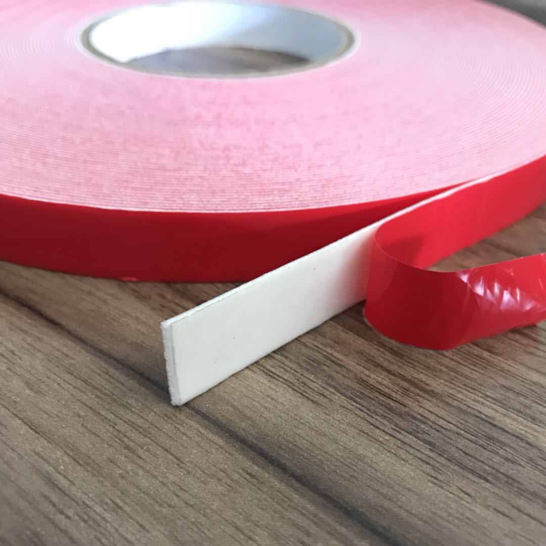 江苏杰立红膜0.8毫米厚10倍白色pe泡棉胶带