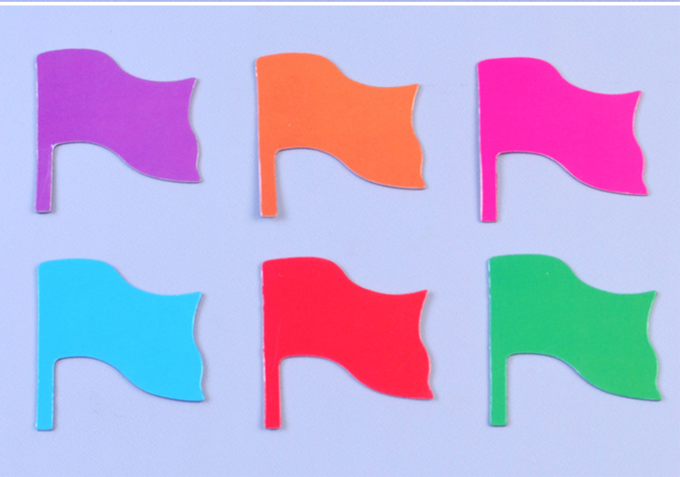 30mm磁性旗冰箱贴 小红旗 彩旗 党旗 国旗小旗子 磁性磁贴