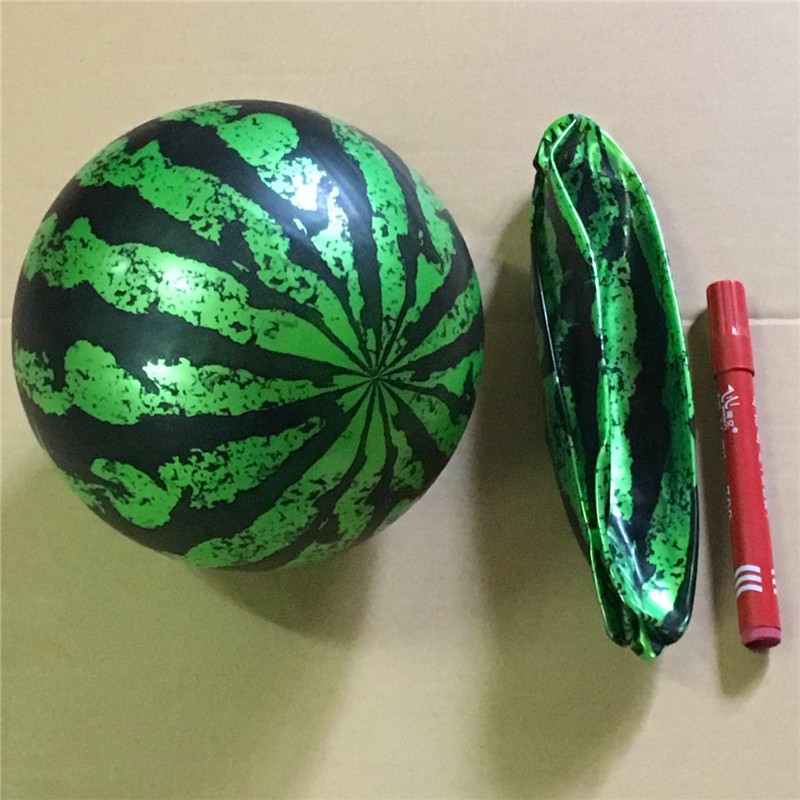厂家直销充气玩具加厚印刷款仿真充气西瓜球pvc气球儿童玩具热卖
