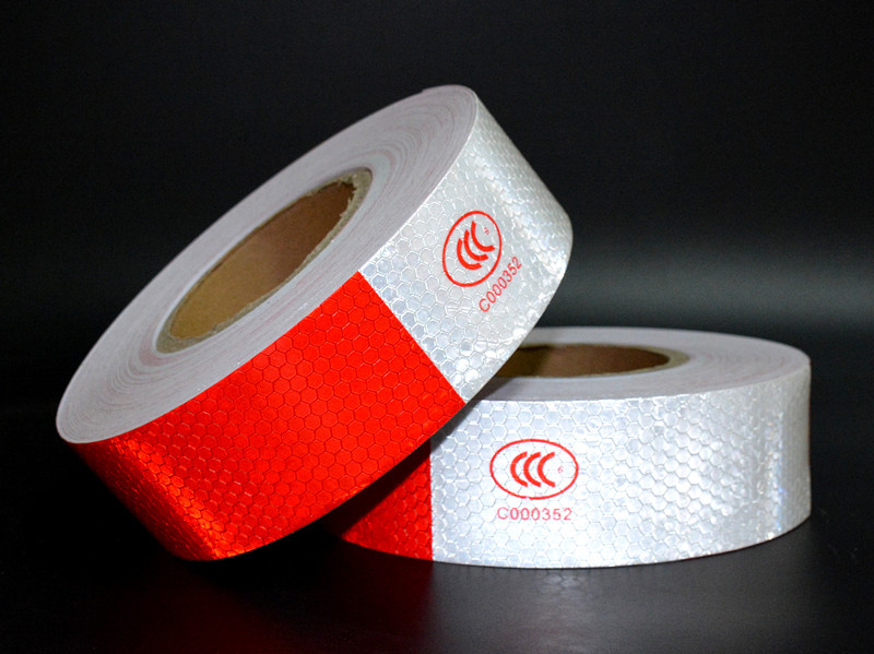 汽车年检红白反光条警示反光贴反光膜货车反光片 厂家生产批发