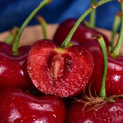 果至鲜 山东特产青岛大樱桃美早 新鲜现摘 大果脆甜2斤装顺丰包邮