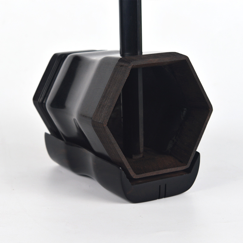 黑檀二胡架子一级木料二胡琴架送琴盒厂家直销乐器配件