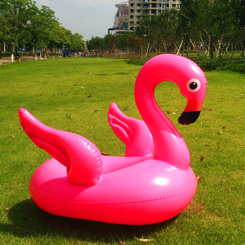 Children's Swimming Ring Animal Pedestal Ring Inflatable Sitting Circle Yacht with Handle Children Cartoon Swim Ring Factory Wholesale