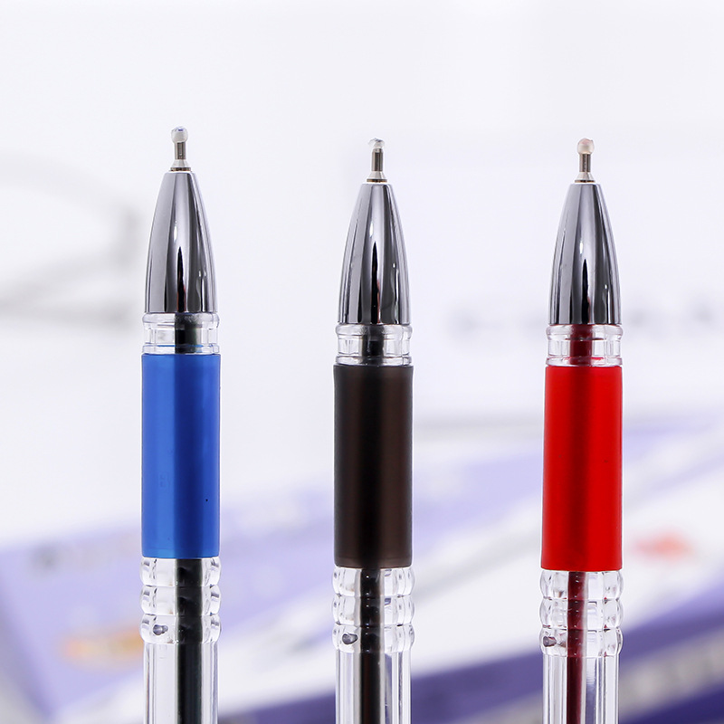 奥博638圆珠笔 香味原子笔0.38mm 学生中油笔 超细半针管 盒装