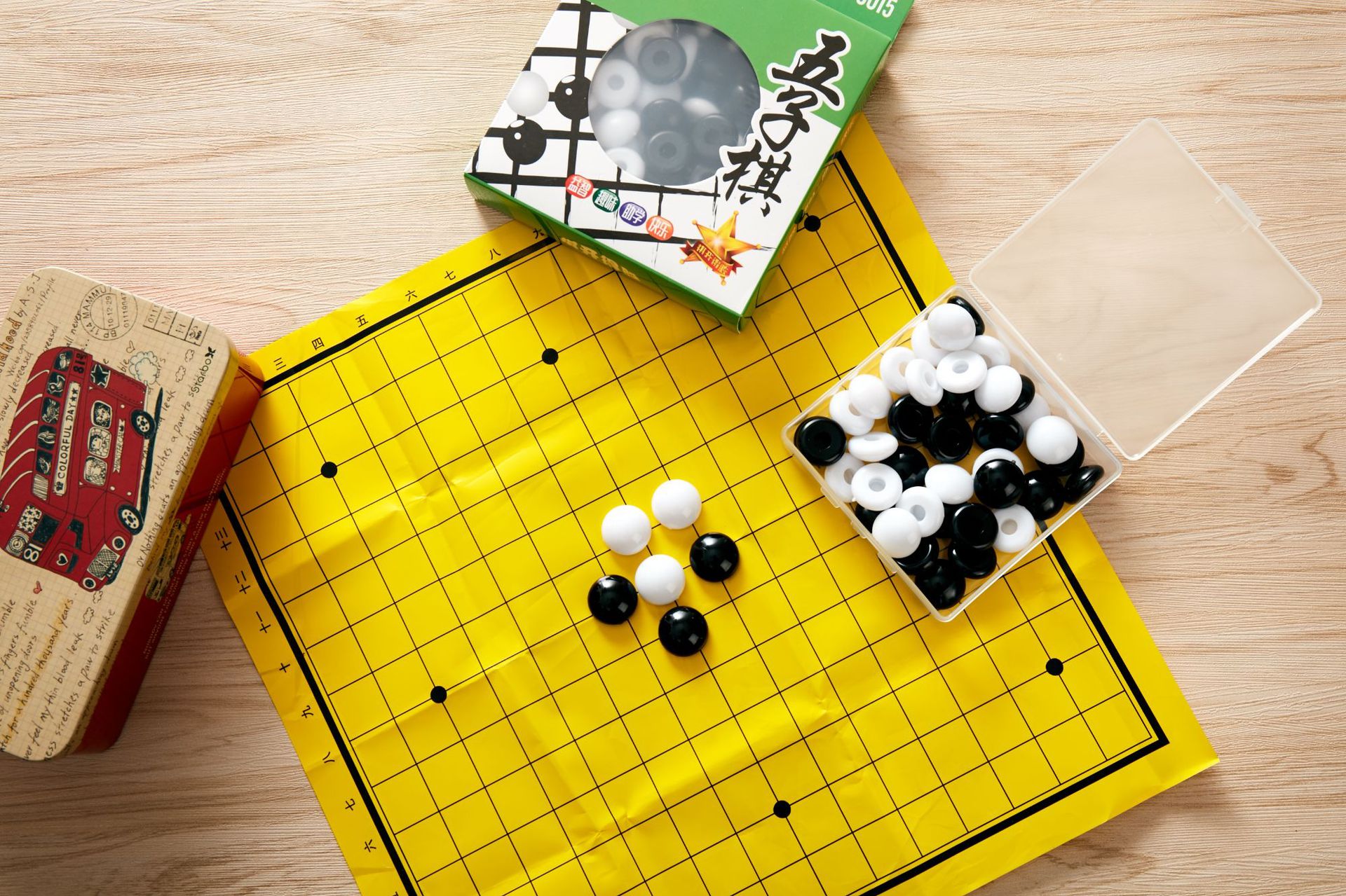 便携连珠五子棋棋类玩具儿童成人休闲桌游亲子互动游戏棋批发sul