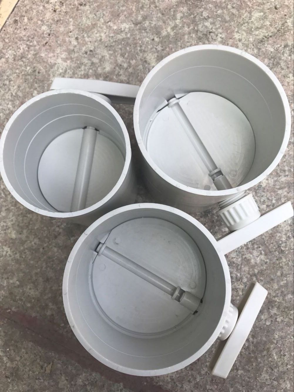 圆形手动风量调节阀pvc管道开关阀可调节止回阀风阀蝶阀阀门110