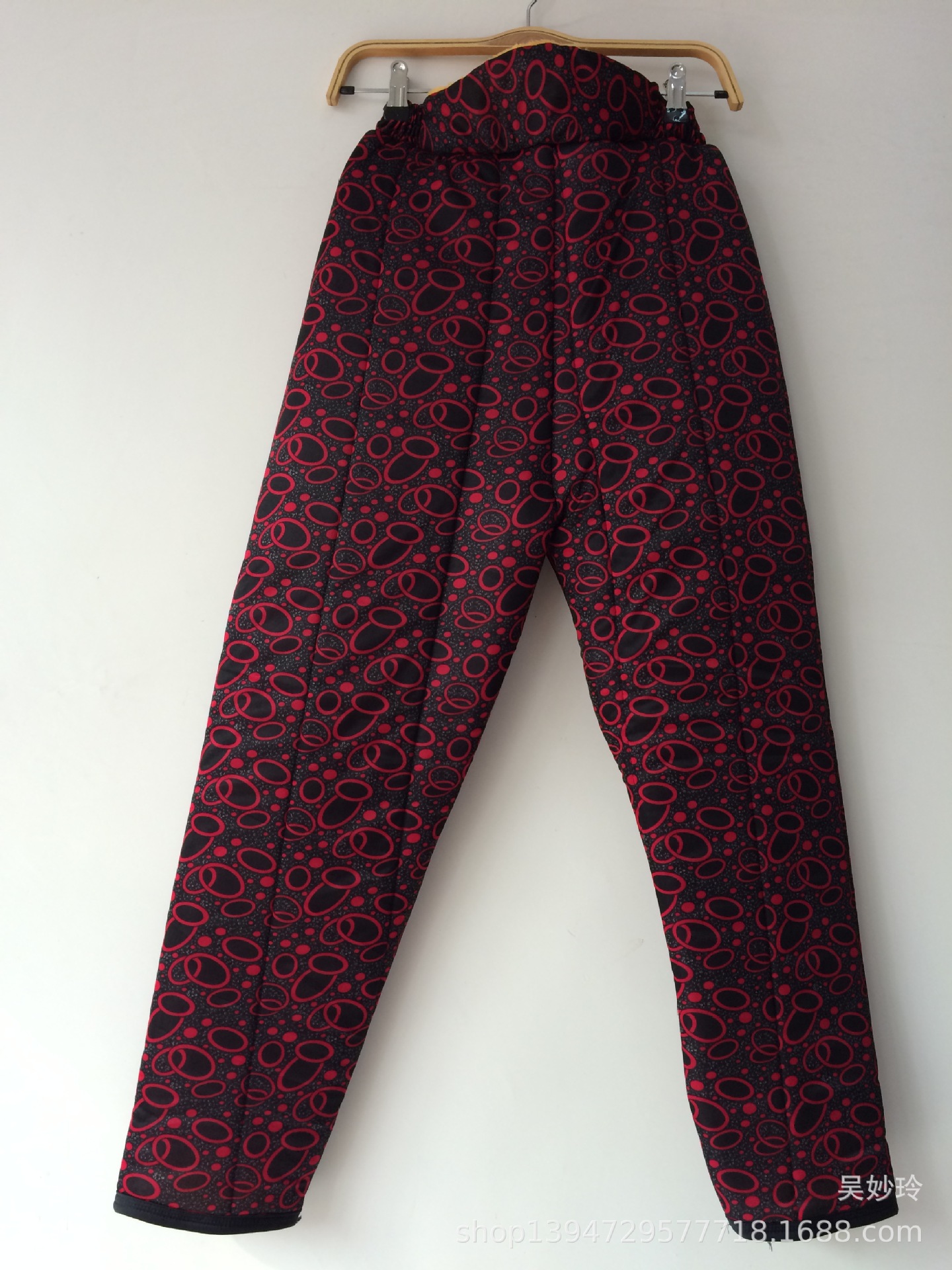 冬季中老年棉裤女三层加厚高腰大码外穿松紧腰保暖裤装妈妈裤