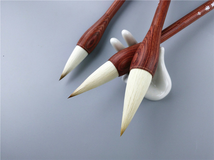 花瓣书画 兼毫小斗蒜头毛笔葫芦笔 对联写意国画用