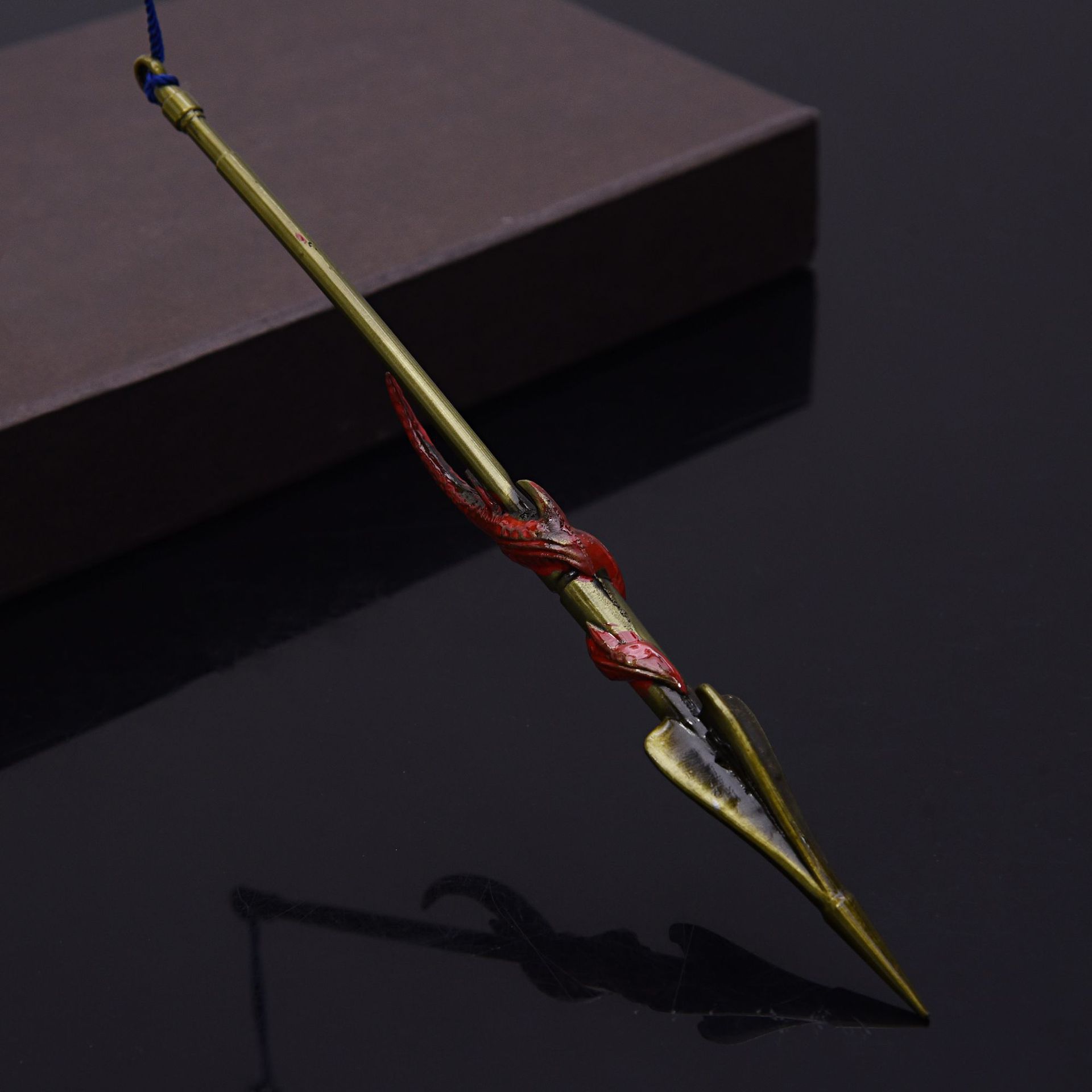 新品荣耀周边 赵云忍炎影长枪兵器22cm 王者苍天翔龙长枪白执事