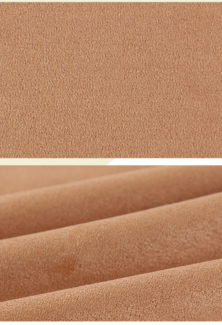 厂家直销2019新款 秋冬经编针织染色鹿纤绒 时尚上衣服装面料