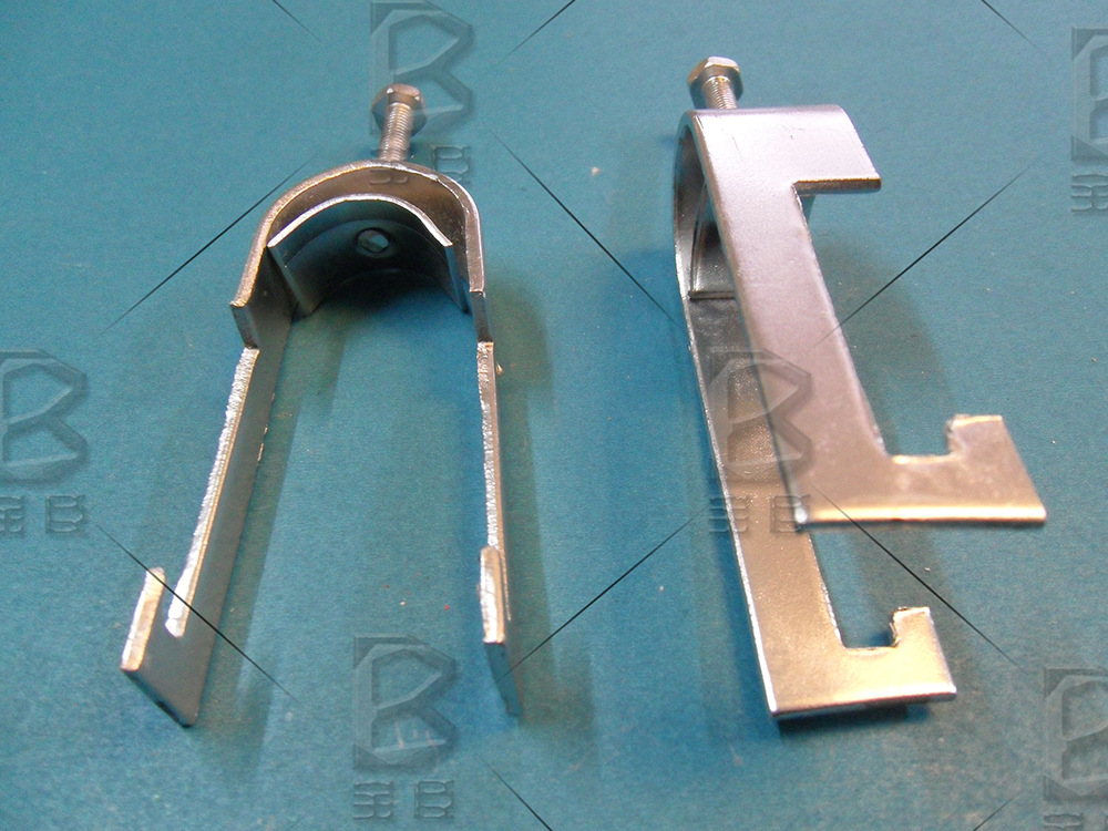 k08角钢电缆卡 fj-09花盘角铁用k09电缆卡 桥架梯桄角铁电缆卡子