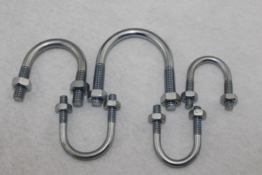 碳钢m6系列u型卡管固定卡抱箍 u型螺栓 u型卡 u型螺丝 u型丝