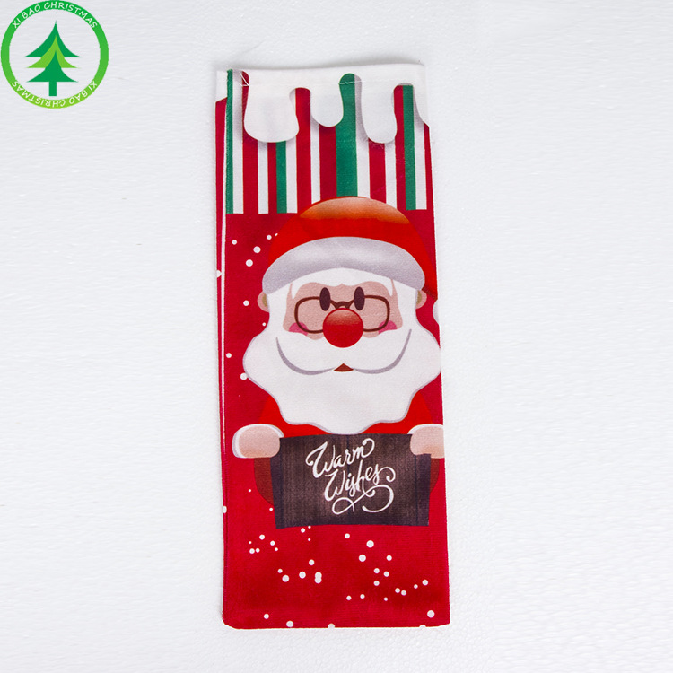 Xibao Christmas Decoration Creative Christmas Red Wine Bag Bottle Cover Christmas Red Wine Gift Bag Wholesale