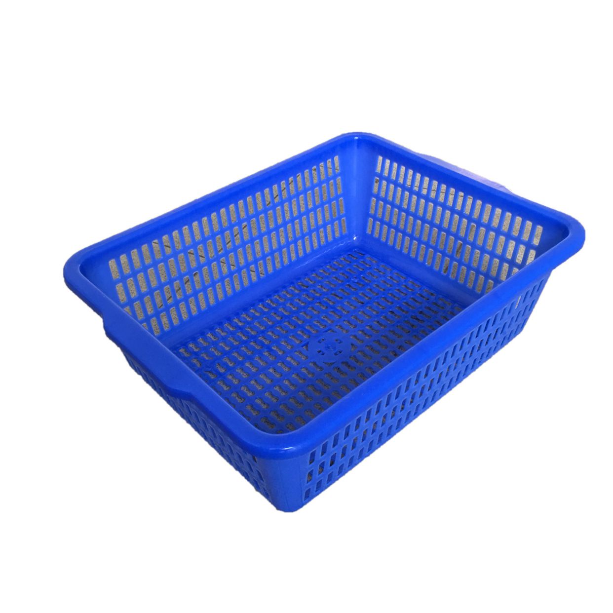 长方形大号加厚收纳筐厨房洗菜篮蔬菜彩色塑料篮子配货框子周转框