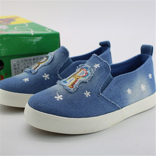 2018新款江苏贝贝r标套脚牛仔帆布鞋贝贝a7233