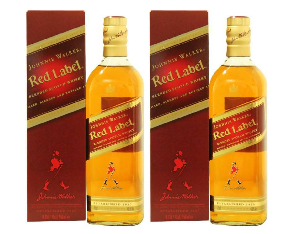 洋酒johnnie walker尊尼获加红牌红方苏格兰威士忌750ml