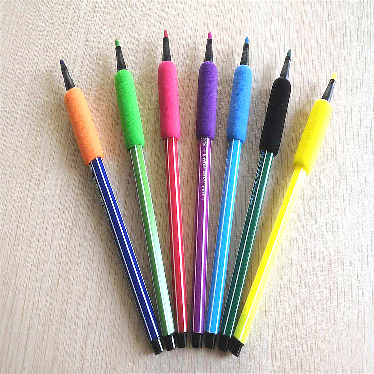 eva笔套捅nbr橡塑铅笔圆珠笔笔套防滑螺纹手柄把套来图样定制