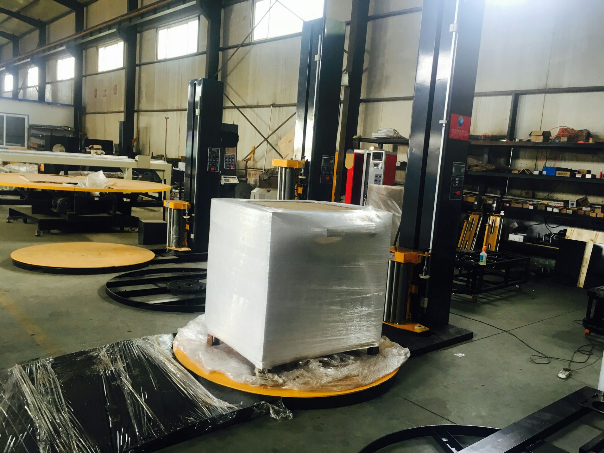 南昌众翔1650预拉伸自动缠绕机缠绕膜包装机薄膜缠绕机托盘缠膜机