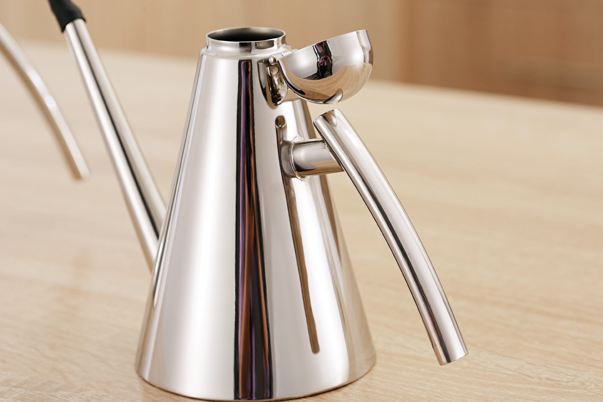 出口德国304不锈钢油壶0.5l欧式油壶1升创意厨房用品酱油瓶1l酒壶