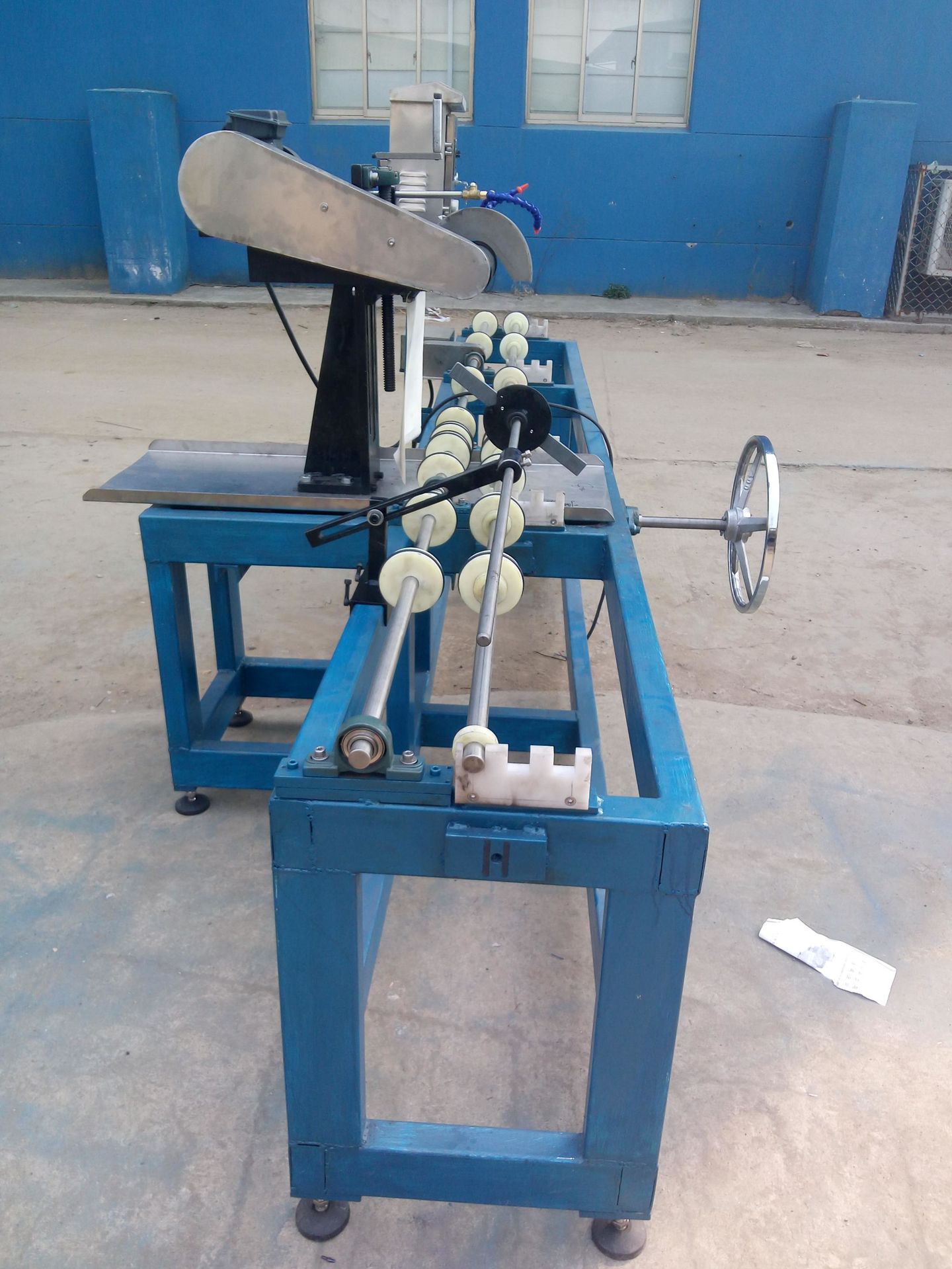 3500mm卧式连体大管切割机有机玻璃切割机械