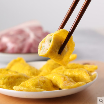 安井黄金蛋饺165克*6盒*10包火锅丸子麻辣烫关东煮速冻食品