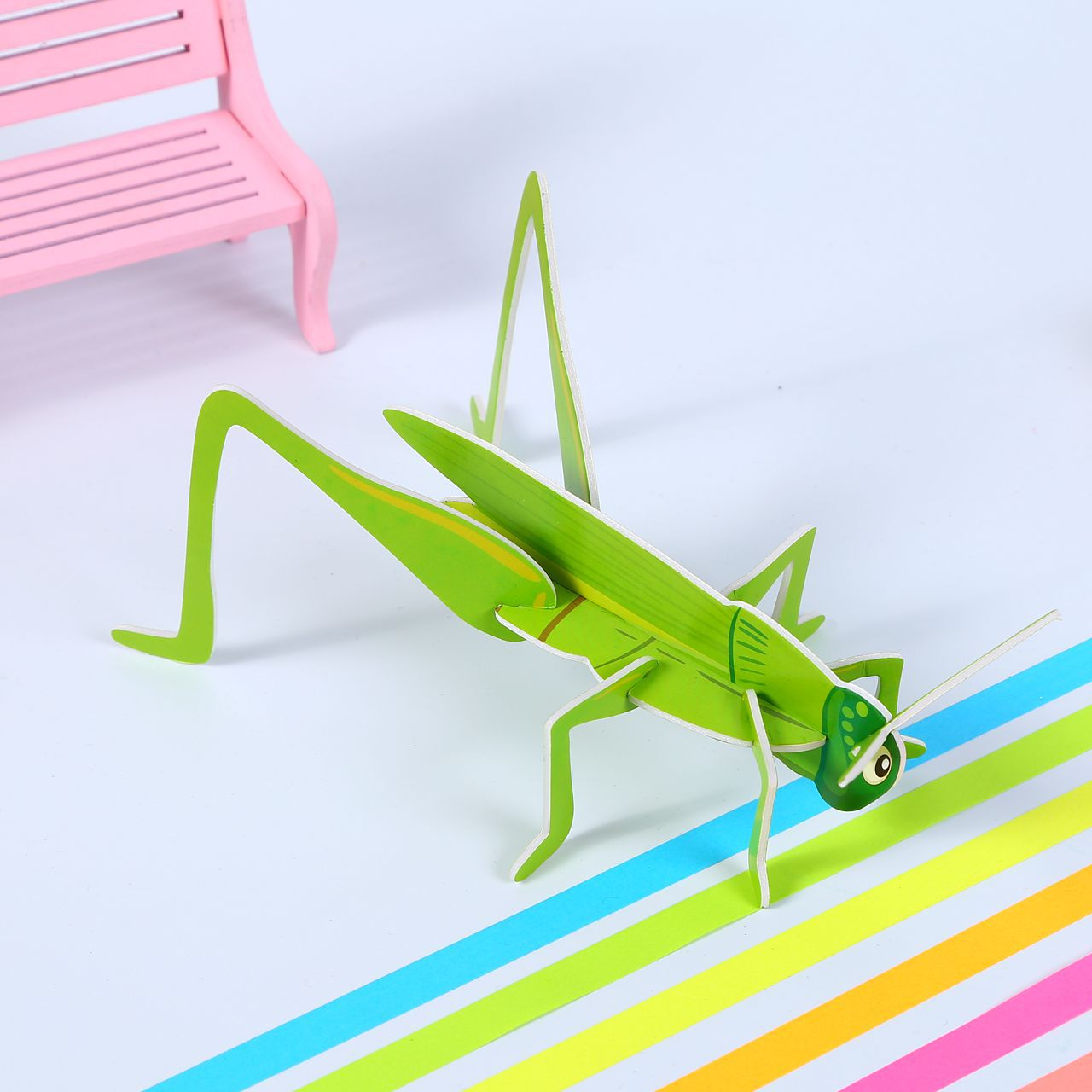 昆虫王国3d立体拼图儿童玩具产品3d eva纸质泡沫模型工厂diy
