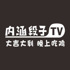 内涵段子车贴tv汽车摩托车个性夜光贴纸车标装饰定制搞笑创意卡通