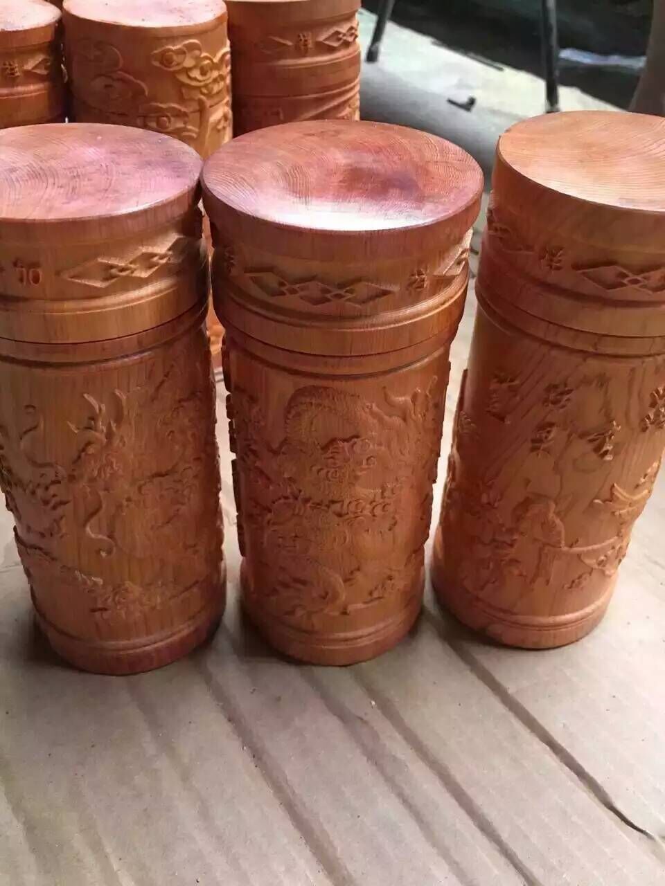 厂家热销木质礼品红豆杉茶杯 实木雕刻红豆杉保温水杯批发