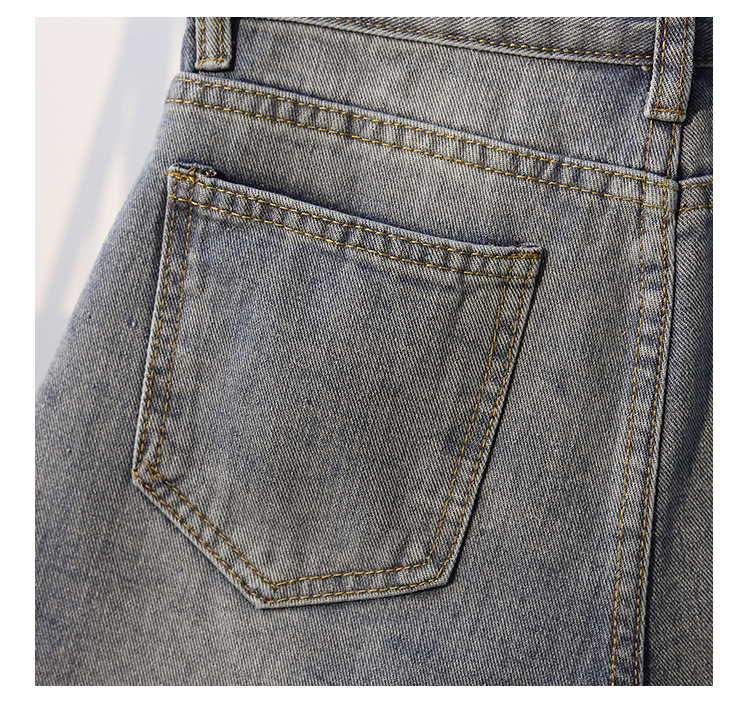 13905大码女装胖mm牛仔短裤宽松百搭显瘦chic破洞烂热裤