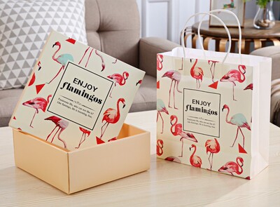 礼品礼盒配套 烘焙包装 西点糖果包装盒配手提袋子套装节日礼品盒